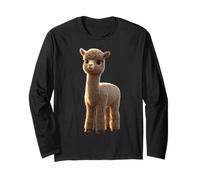 Alpaca Llama Hike Zoo Life Is Better with Alpaca Maglia a Manica