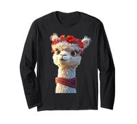 Alpaca Llama Hike Zoo Life Is Better With Alpaca Maglia a Manica