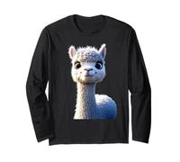 Alpaca Llama Hike Zoo Life Is Better with Alpaca Maglia a Manica