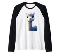 Alpaca Llama Hike Zoo Life Is Better with Alpaca Maglia con Maniche Raglan