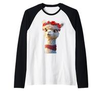 Alpaca Llama Hike Zoo Life Is Better With Alpaca Maglia con Maniche Raglan