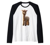 Alpaca Llama Hike Zoo Life Is Better with Alpaca Maglia con Maniche Raglan
