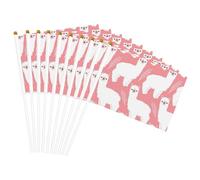 Alpaca Llama Stampa Convenienza Palmare Bandiera leggera Bandiere Decor Indoor Outdoor Eventi Feste