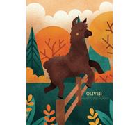 ALPACA QUADERNO A RIGHE / FORMATO PICCOLO A5 (15X21 CM) - Var. 1R - RIGHE SENZA MARGINI / 80 PAGINE: Alpaca Oliver