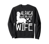 Alpaca Rende la Migliore Moglie Amante Lama Alpaca Sussurro Felpa