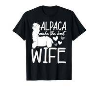 Alpaca Rende la Migliore Moglie Amante Lama Alpaca Sussurro Maglietta