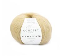 ALPACA SILVER by Katia Concept 25g e 120m (281 - Avorio-Argento)