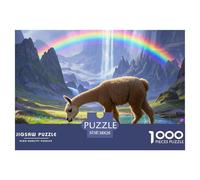 Alpaca1000 Pezzi Puzzleanimal Sfida Per Adulti Per Adulti E Bambini Da 14 Anni E Intrattenimento Creativo38x26cm/1000pcs
