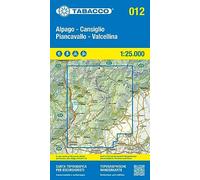 Alpago. Cansiglio. Piancavallo. Val Cellina 1:25.000. Ediz. italiana, inglese, francese e tedesca: 12