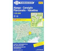 Alpago, Cansiglio, Piancavallo, Valcellina 1:25.000 [Lingua inglese]