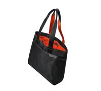 ALPAKA Elements Tote 14.5L - Borsa da viaggio con resistente, pieghevole, autoportante, 6 tasche interne, aspirazione magnetica, Nero/Arancione, Medium, Elements Tote M