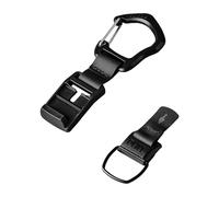 ALPAKA HUB Moschettone L - Portachiavi da uomo - Custodia versatile, portachiavi a sgancio rapido - Chiusura magnetica, clip per chiavi - Da attaccare a borsa a tracolla, zaino, passanti per cintura e