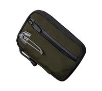 ALPAKA HUB Pouch Pro EDC Organizer - Piccola borsa per attrezzi per elettronica, cavi con cerniera YKK, uso quotidiano e viaggi, tessuto verde militare Axogrid 300D resistente alle intemperie ai raggi