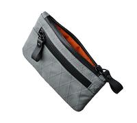 ALPAKA X-Pac VX21 - Custodia con zip per piccoli contanti e carte con blocco RFID, tessuti resistenti alle intemperie, cerniera YKK, custodia EDC da uomo da viaggio, Grigio ardesia., S, Minimalista