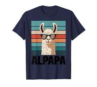 Alpapa Alpaca Dad Divertente Llama Regalo Per La Festa Del Maglietta