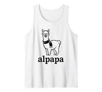 Alpapa Best Dad Father's Day Alpaca Canotta