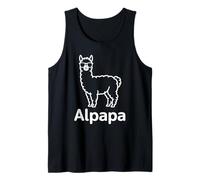 Alpapa Best Dad Father's Day Alpaca Canotta