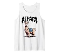 Alpapa Best Dad Father's Day Alpaca Canotta