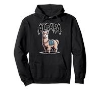 Alpapa Best Dad Father's Day Alpaca Felpa con Cappuccio