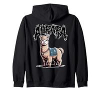 Alpapa Best Dad Father's Day Alpaca Felpa con Cappuccio