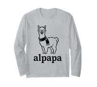 Alpapa Best Dad Father's Day Alpaca Maglia a Manica