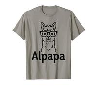 Alpapa Best Dad Father's Day Alpaca Maglietta