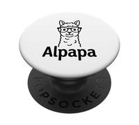 Alpapa Best Dad Father's Day Alpaca PopSockets PopGrip Adesivo
