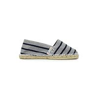 ALPARGATUS Espadrillas Unisex con motivo a righe - Fatte a mano in Spagna, Strisce grigie, 42 EU