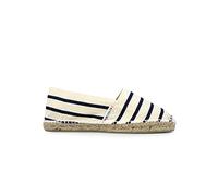 ALPARGATUS Espadrillas unisex con motivo a righe - realizzate a mano in Spagna, Strisce écru, 42 EU