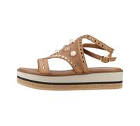 Alpe - Adorno Sandali Piatti - - Shoes - Donna - Marrone - 37 EU