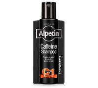 Alpecin Black Caffeine Shampoo C1 per Uomini - Nuova Fragranza 375ml | Crescita e Cura dei Capelli Naturali e Forti