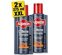 Alpecin Caffeine Shampoo C1 2 x 375 ml | Shampoo contro diradamento capelli | Shampoo anticaduta uomo | Caffeine Shampoo contro la caduta ereditaria dei capelli | Rinforza le radici dei capelli