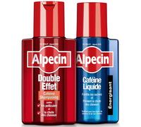 Alpecin Shampoo per caffeina doppio effetto 200 ml + alpecin caffeina liquida 200 ml (shampoo anticaduta e antiforfora + liquido)