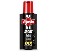Alpecin Sport Coffein Shampoo CTX, 1 x 250 ml | Quando il fabbisogno energetico aumenta, ricarica di energia le radici e aiuta a prevenire la caduta ereditaria dei capelli