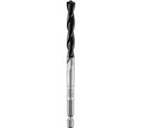 Alpen 18900500100 - Punta a spirale per mattoni forati e metalli duri, con gambo esagonale da 1/4", diametro: 5 mm, L1 100 mm, L2 39 mm