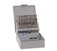 Alpen 101241100 Cobalt - Set di Punte in Acciaio Hss, Corte, Din 338 Rn, Diametro 6-10 X 0,1 e mm, 41 Pz, in Cassetta Metallica