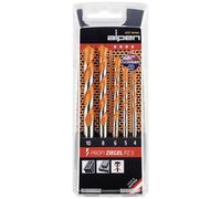 Alpen 200705100 Kit punte mattoni e laterizi 5 parti 4 mm, 5 mm, 6 mm, 8 mm, 1