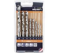 Alpen 63300008100 00 Punta a spirale per legno 8 parti 3 mm, 4 mm, 5 mm, 6 mm,