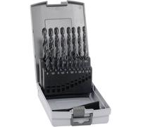 Alpen 802311100 HSS Kit punte a spirale da metallo 19 parti DIN 338 Alberino c