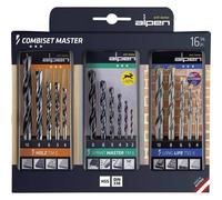 Alpen 811003100 0000 Combiset Master 16 parti Assortimento punte universali