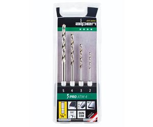 Alpen astuccio HSS Super ATM 4 2-3-4-5 per metallo 0000110804100