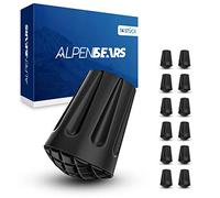 Alpen Bears Gommini Bastoncini Trekking | 14 Pezzi | Set di Attacchi Professionali per Tutti i Comuni Bastoncini da Trekking e da Nordic Walking | Tappi Gomma per Bastoni