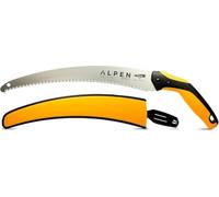 Alpen Bernina 6350 - Sega a lama curva fissa da 330 mm, con clip per cintura, tagli da 160 mm, denti temprati, realizzata in Svezia, lavori di potatura, vigneti, paesaggistica, giardinaggio, lama di