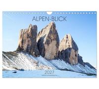 ALPEN-BLICK (Wandkalender 2027 DIN A4 quer), CALVENDO Monatskalender: Berg- und Alpen-Blick-Panorama