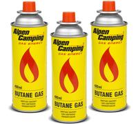 Alpen Camping Cartuccia gas 400ml IK004, set di 3 pezzi