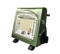 Alpen Camping - Riscaldatore a gas portatile, 1700 W, colore: verde cachi, riscaldatore booster inclinabile, sicurezza termocoppia