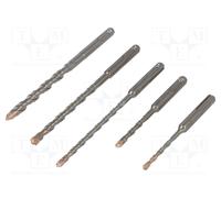 Set trapano a percussione Alpen SDS-Plus scatola di plastica 5 pezzi