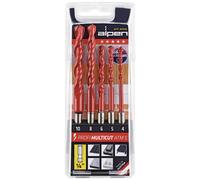 Alpen MultiCut 100805100 Acciaio Kit punte multiuso 5 parti 1/4 (6.3 mm) 1 KIT