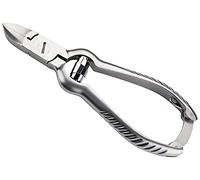 Alpen Pinza professionale per unghie in acciaio AISI 420, satinata, apertura a molla, 13, 8 cm