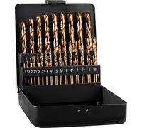 ALPEN Set di punte elicoidali HSS Cobalt Grip KM 25